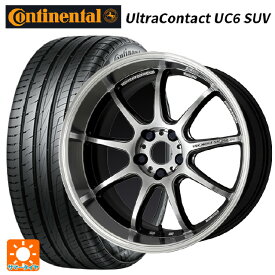 【最大3万円OFFクーポン 6/11 1:59迄】スバル レガシィアウトバック(BS系)用 225/55R18 98H コンチネンタル ウルトラコンタクト UC6 SUV 正規品 エモーション D9R GTSRC 新品サマータイヤホイール 4本セット