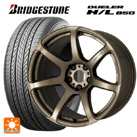 トヨタ ハリアー(80系)用 225/60R18 100H ブリヂストン デューラー HL850 正規品 # エモーション T7R AHG 新品サマータイヤホイール 4本セット