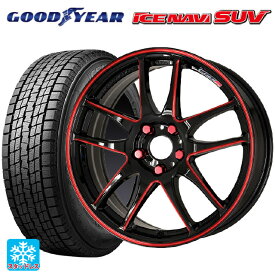 スバル レガシィアウトバック(BS系)用 225/65R17 102Q グッドイヤー アイスナビ SUV エモーション CR極 BRM 新品スタッドレスタイヤホイール 4本セット