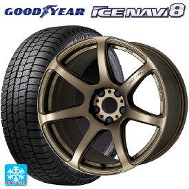 【最大3万円OFFクーポン 6/11 1:59迄】トヨタ ノア(90系)用 215/45R18 89Q グッドイヤー アイスナビ8 エモーション T7R AHG 新品スタッドレスタイヤホイール 4本セット