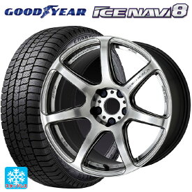 【最大3万円OFFクーポン 6/11 1:59迄】トヨタ ノア(90系)用 215/45R18 89Q グッドイヤー アイスナビ8 エモーション T7R GTS 新品スタッドレスタイヤホイール 4本セット