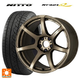 トヨタ ヤリスクロス(10系)用 215/50R18 92V ニットー NT421Q エモーション T7R AHG 新品サマータイヤホイール 4本セット