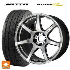 トヨタ ヤリスクロス(10系)用 215/50R18 92V ニットー NT421Q エモーション T7R GTS 新品サマータイヤホイール 4本セット