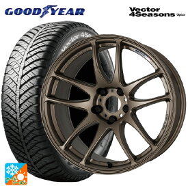 【最大3万円OFFクーポン 4/27 9:59迄】トヨタ GR86(ZN8)用 225/40R18 92H XL グッドイヤー ベクターフォーシーズンズ ハイブリッド エモーション CR極 AHG 新品オールシーズンタイヤホイール 4本セット