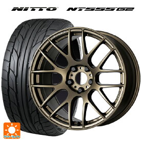 ミツビシ ランサーエボリューション10(CZ4A)用 245/40R18 97Y XL ニットー NT555 G2 エモーション M8R AHG 新品サマータイヤホイール 4本セット