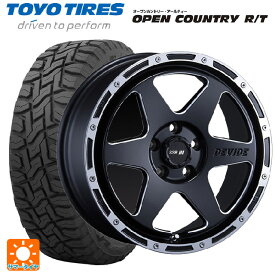 【5/25限定抽選で100％ポイントバック】トヨタ RAV4(50系)用 225/65R17 102Q トーヨー オープンカントリー RT ブラックレター SSR ディバイド TR-6 フラットブラックポリッシュ 新品サマータイヤホイール 4本セット