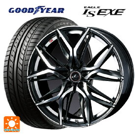 【最大3万円OFFクーポン 6/11 1:59迄】ホンダ ステップワゴン(RP6~8)用 225/40R18 92W XL グッドイヤー イーグル LS EXE # レオニス LM PBMC 新品サマータイヤホイール 4本セット