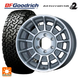 【最大3万円OFFクーポン 3/30 23:59迄】トヨタ ランドクルーザープラド(150系)用 285/70R17 121/118R BFグッドリッチ オールテレーン TA KO2 ホワイトレター # 正規品 オールロード バハ マシニングシルバー 新品サマータイヤホイール 4本セット