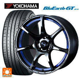 【6/4 20時〜 最大3万円OFFクーポン】195/60R17 90V ヨコハマ ブルーアースGT AE51 ウェッズ ウェッズスポーツ SA75R BLC2 17-6.5J 国産車用 サマータイヤホイール4本セット