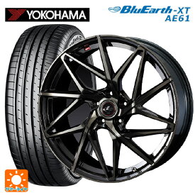 トヨタ プリウス(60系)用 195/60R17 90H ヨコハマ ブルーアースXT AE61 レオニス IT PBMC/TI 新品サマータイヤホイール 4本セット