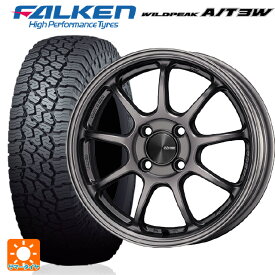 【最大3万円OFFクーポン 6/11 1:59迄】2021年製 225/75R16 115Q ファルケン ワイルドピーク AT3W 熟成タイヤ # エンケイ パフォーマンスライン PF09 DS 16-6.5J 国産車用 サマータイヤホイール4本セット