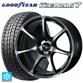 【6/4 20時〜 最大3万円OFFクーポン】215/45R17 87Q グッドイヤー アイスナビ7(限定) # ウェッズ ウェッズスポーツ SA75R WBC 17-7J 国産車用 スタッドレスタイヤホイール4本セット