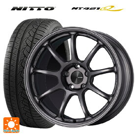 【5/25限定抽選で100％ポイントバック】ニッサン エクストレイル(33系)用 235/60R18 107W XL ニットー NT421Q パフォーマンスライン PF09 DS 新品サマータイヤホイール 4本セット