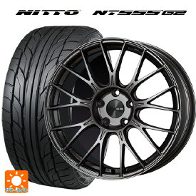 トヨタ GRヤリス(PA系)用 255/35R18 94Y XL ニットー NT555 G2 パフォーマンスライン PFM1 ダークシルバー 新品サマータイヤホイール 4本セット