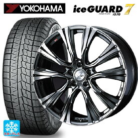 【最大3万円OFFクーポン 6/11 1:59迄】215/45R18 93Q XL ヨコハマ アイスガード7(IG70) ウェッズ レオニス VR BMCMC 18-7J 国産車用 スタッドレスタイヤホイール4本セット