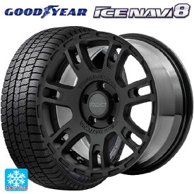 【最大3万円OFFクーポン 6/11 1:59迄】215/60R16 95Q グッドイヤー アイスナビ8 レイズ チームデイトナ D207 BZZ 16-7J 国産車用 スタッドレスタイヤホイール4本セット