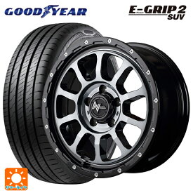 【5/25限定抽選で100％ポイントバック】トヨタ RAV4(50系)用 225/65R17 106V XL グッドイヤー エフィシェントグリップ 2 SUV ナイトロパワー M10パーシングS ブラック／DC＋マシニング／ブラッククリア 新品サマータイヤホイール 4本セット