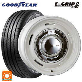 【4/14 20時〜 最大3万円OFFクーポン】ニッサン エクストレイル(32系)用 225/65R17 106V XL グッドイヤー エフィシェントグリップ 2 SUV ディーン クロスカントリー マーガレットホワイト 新品サマータイヤホイール 4本セット