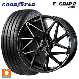 【最大3万円OFFクーポン 6/11 1:59迄】245/45R20 103V XL グッドイヤー エフィシェントグリップ 2 SUV ウェッズ レオニス IT PBMC/TI 20-8.5J 国産車用 サマータイヤホイール4本セット