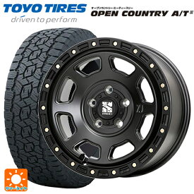 【6/4 20時〜 最大3万円OFFクーポン】225/70R16 103H トーヨー オープンカントリー AT3 ブラックレター エムエルジェイ エクストリームJ XJ07 Satin Black 16-7J 国産車用 サマータイヤホイール4本セット