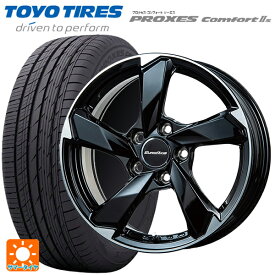 フォルクスワーゲン ゴルフ8(CD系)用 225/40R18 92W トーヨー プロクセス　コンフォート2S クロスエッジ グロスブラック/カットスポーク 新品サマータイヤホイール 4本セット