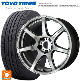 トヨタ ハリアー(80系)用 225/60R18 100V トーヨー プロクセス　コンフォート2S エモーション T7R GTS 新品サマータイヤホイール 4本セット