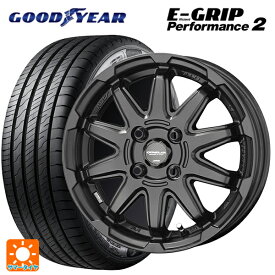 195/50R16 88V グッドイヤー エフィシェントグリップ パフォーマンス2 共豊 サーキュラー C10S マットブラック 16-6J 国産車用 サマータイヤホイール4本セット