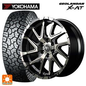 トヨタ ランドクルーザープラド(150系)用 2024年製 275/55R20 117T XL ヨコハマ ジオランダー X-AT G016 ブラックレター ナイトロパワーデリンジャー ブラックメタリックポリッシュ/ブラッククリア/フランジピアスドリルド 新品サマータイヤホイール 4本セット