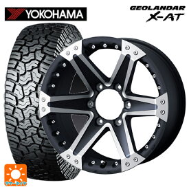 トヨタ ランドクルーザープラド(150系)用 2024年製 265/70R17 115T ヨコハマ ジオランダー X-AT G016 ブラックレター マッドヴァンス01 マッドブラックポリッシュ 新品サマータイヤホイール 4本セット