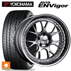 【5/30限定 最大3万円OFFクーポン】2024年製 225/50R18 99W ヨコハマ エービット エンビガー S321 タナベ SSR プロフェッサー MS3 チタンシルバー 18-7J 国産車用 サマータイヤホイール4本セット