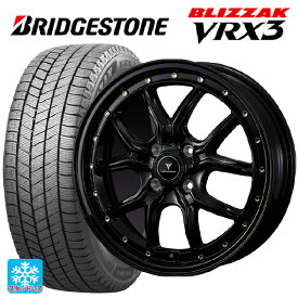 165/55R15 75Q ブリヂストン ブリザック VRX3 # 正規品 ウェッズ ノヴァリス アセットS1 BLACK/GOLD PIERCE 15-4.5J 国産車用 スタッドレスタイヤホイール4本セット