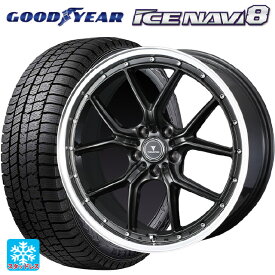 スバル レヴォーグ(VN系)用 225/45R18 95Q XL グッドイヤー アイスナビ8 ノヴァリス アセットS1 GUN-META/RIM POLISH 新品スタッドレスタイヤホイール 4本セット