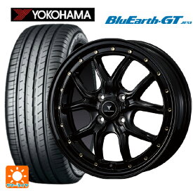 スズキ ハスラー(MR52/92S)用 175/65R15 84H ヨコハマ ブルーアースGT AE51 ノヴァリス アセットS1 BLACK/GOLD PIERCE 新品サマータイヤホイール 4本セット