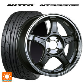 【最大3万円OFFクーポン 6/11 1:59迄】215/50R17 95W XL ニットー NT555 G2 タナベ SSR GT X03 マシンドグラファイトガンメタ＋スモーククリア 17-7J 国産車用 サマータイヤホイール4本セット