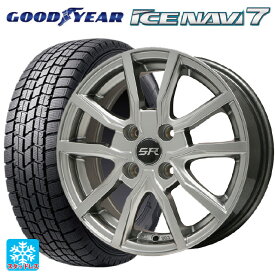 即日発送 155/65R14 75Q グッドイヤー アイスナビ7(限定) # エルベ Vスポーク # メタリックグレー 14-4.5J 国産車用 スタッドレスタイヤホイール4本セット