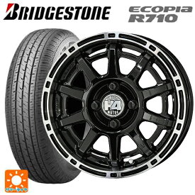 即日発送 155/80R14 88/86N ブリヂストン エコピア R710 正規品 # 共豊 H4モーター X1 BP/P 14-5J 国産車用 サマータイヤホイール4本セット