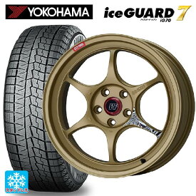 【5/25限定抽選で100％ポイントバック】ニッサン エクストレイル(33系)用 235/60R18 107Q XL ヨコハマ アイスガード7(IG70) パフォーマンスライン PF06 ゴールド 新品スタッドレスタイヤホイール 4本セット