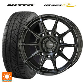 【5/30限定 最大3万円OFFクーポン】215/50R18 92V ニットー NT421Q 共豊 ガレルナ レフィーノ made by エンケイ MB 18-7.5J 国産車用 サマータイヤホイール4本セット