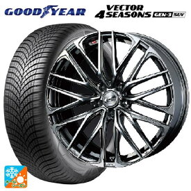 【最大3万円OFFクーポン 5/27 1:59迄】スバル レガシィアウトバック(BS系)用 225/65R17 106V XL グッドイヤー ベクターフォーシーズンズ ジェン3 SUV レオニス SK BMCMC 新品オールシーズンタイヤホイール 4本セット