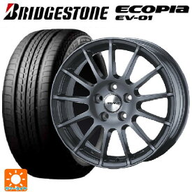 【5/30限定 最大3万円OFFクーポン】シトロエン C4(B7系)用 205/55R16 91V ブリヂストン エコピア EV-01 正規品 アーヴィン F01 ガンメタリック 新品サマータイヤホイール 4本セット