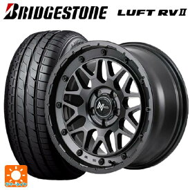 【6/4 20時〜 最大3万円OFFクーポン】即日発送 2024年製 225/55R17 97W ブリヂストン ルフトRV2(日本製) 正規品 # マルカサービス ナイトロパワー M29 スティンガー バレルブラック 17-7J 国産車用 サマータイヤホイール4本セット