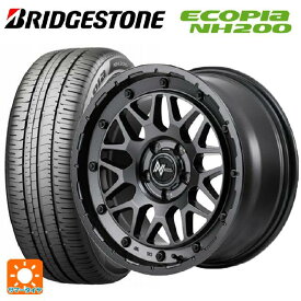 【6/4 20時〜 最大3万円OFFクーポン】即日発送 225/55R17 97V ブリヂストン エコピア NH200 正規品 # マルカサービス ナイトロパワー M29 スティンガー バレルブラック 17-7J 国産車用 サマータイヤホイール4本セット