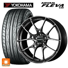 【4/14 20時〜 最大3万円OFFクーポン】235/55R18 100V ヨコハマ アドバン フレバ V701 レイズ ボルクレーシング G025 HK 18-8J 国産車用 サマータイヤホイール4本セット