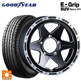 【6/4 20時〜 最大3万円OFFクーポン】175/80R16 91S グッドイヤー エフィシェントグリップSUV HP01 ＃ タナベ SSR ディバイド TR-6 フラットブラックポリッシュ 16-6J 国産車用 サマータイヤホイール4本セット