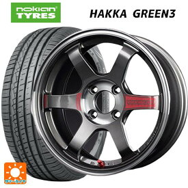 【6/4 20時〜 最大3万円OFFクーポン】185/65R15 92H XL ノキアン ハッカ グリーン3 レイズ ボルクレーシング TE37 ソニックSL PG 15-5.5J 国産車用 サマータイヤホイール4本セット