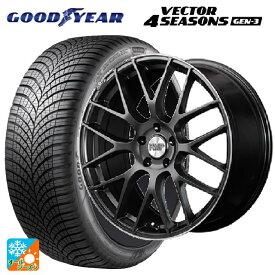 4/20限定 エントリーで最大100％ポイントバック245/45R19 102W XL グッドイヤー ベクターフォーシーズンズ ジェン3 マルカサービス RMP 028F セミグロスガンメタ＋リムエッジDC＋ロゴマシニング 19-8J 国産車用 オールシーズンタイヤホイール4本セット