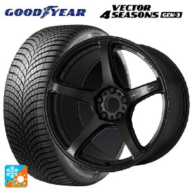 4/20限定 エントリーで最大100％ポイントバック245/40R18 97W XL グッドイヤー ベクターフォーシーズンズ ジェン3 ワーク エモーション T5R # MGK 18-8.5J 国産車用 オールシーズンタイヤホイール4本セット