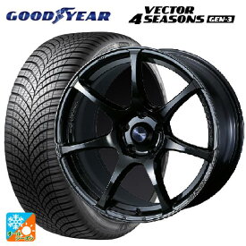 トヨタ GRカローラ(4BA-GZEA14H)用 245/40R18 97W XL グッドイヤー ベクターフォーシーズンズ ジェン3 ウェッズスポーツ SA75R HBC2 新品オールシーズンタイヤホイール 4本セット