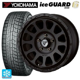 即日発送 【 最大3万円OFFクーポン 4/17 9:59迄】トヨタ プリウス(60系)用 195/60R17 90Q ヨコハマ アイスガード6(IG60) # デルタフォース オーバル マットブラック 新品スタッドレスタイヤホイール 4本セット