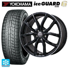 【4/14 20時〜 最大3万円OFFクーポン】プジョー 3008(P845系)用 225/60R17 99Q ヨコハマ アイスガード6(IG60) # VPライン グロスブラック/リムポリッシュ 新品スタッドレスタイヤホイール 4本セット